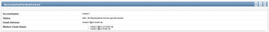 Screenshot: Accountinfos